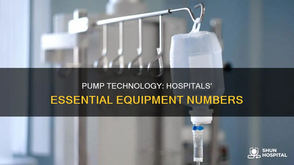 how many infusion pumps do hospitals have