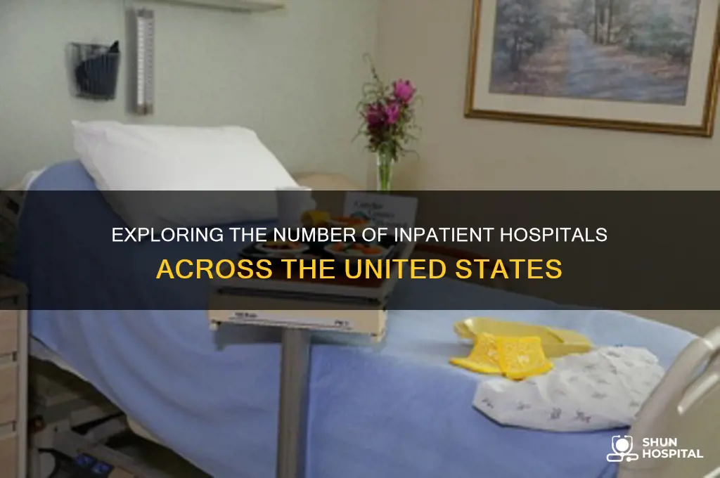 how many inpatient hospitals are there in the us