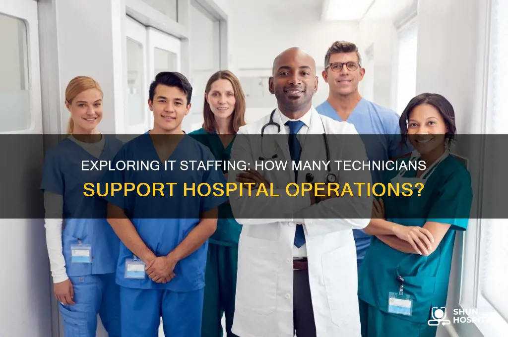 how many it technicians are there in a typical hospital