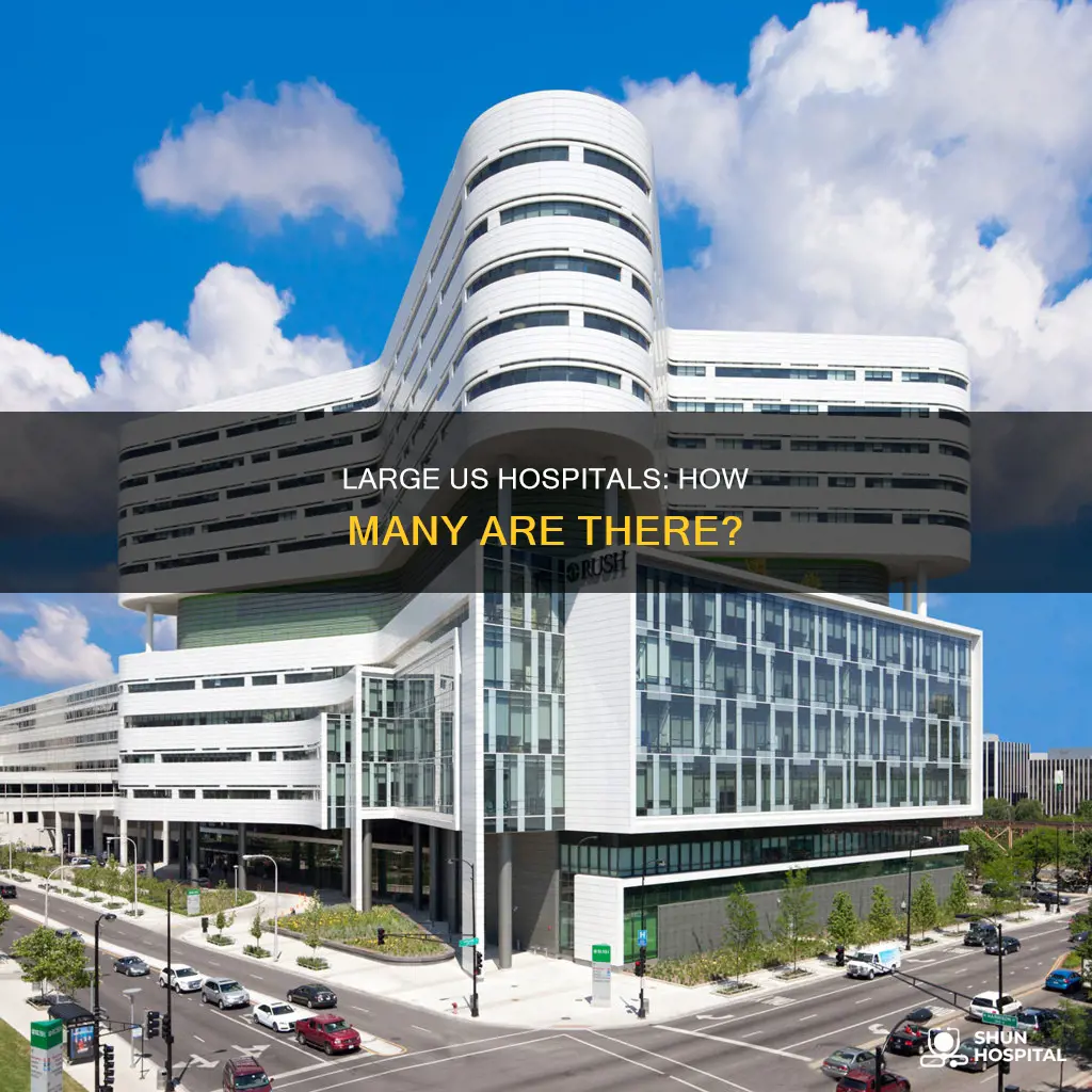 how many large hospitals in the us
