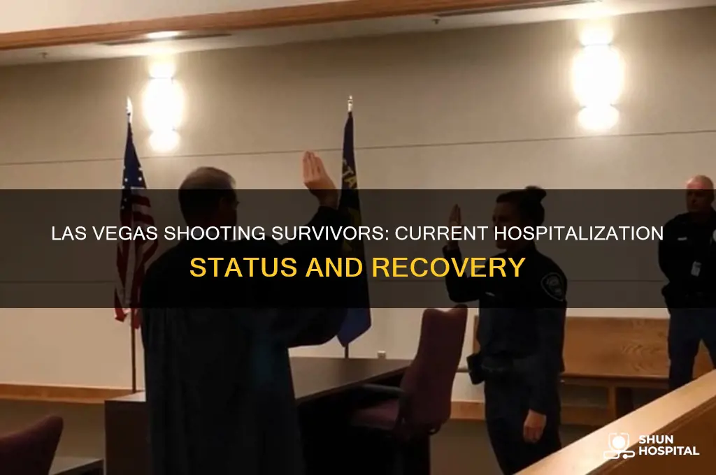how many las vegas shooting victims are still hospitalized