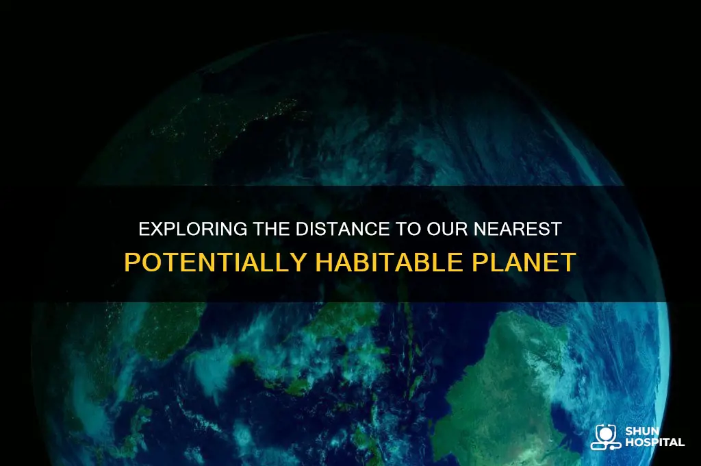 how many lightyears away is the next hospitable planet