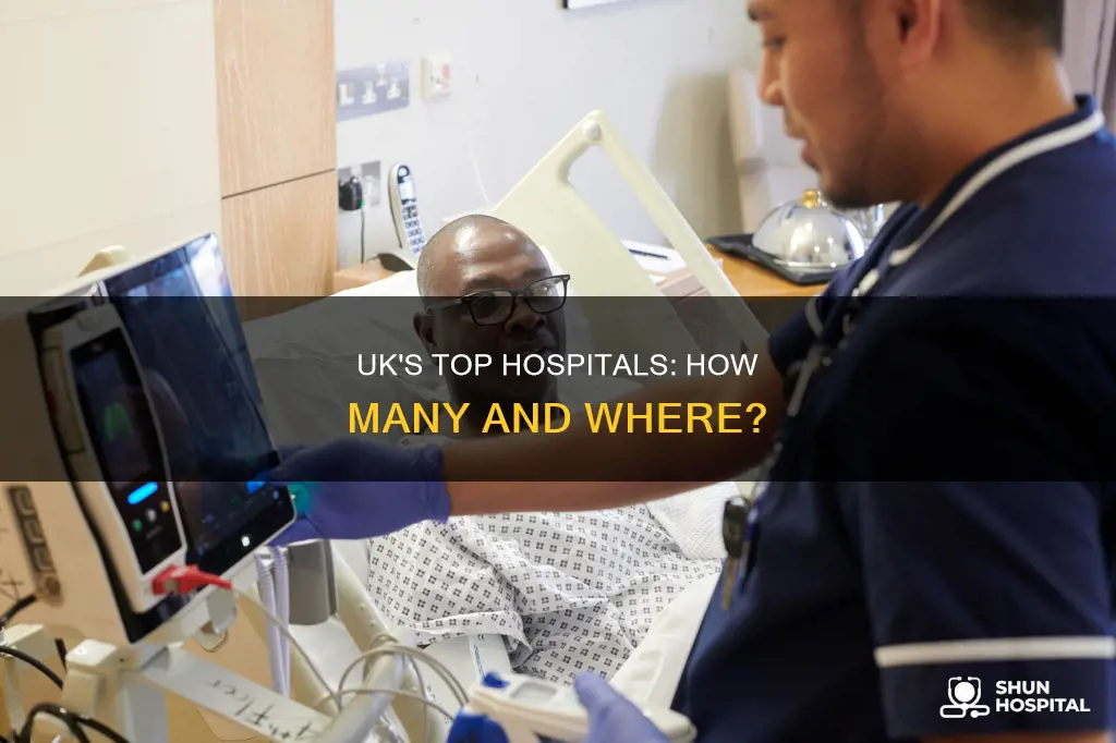 how many major hospitals in the uk