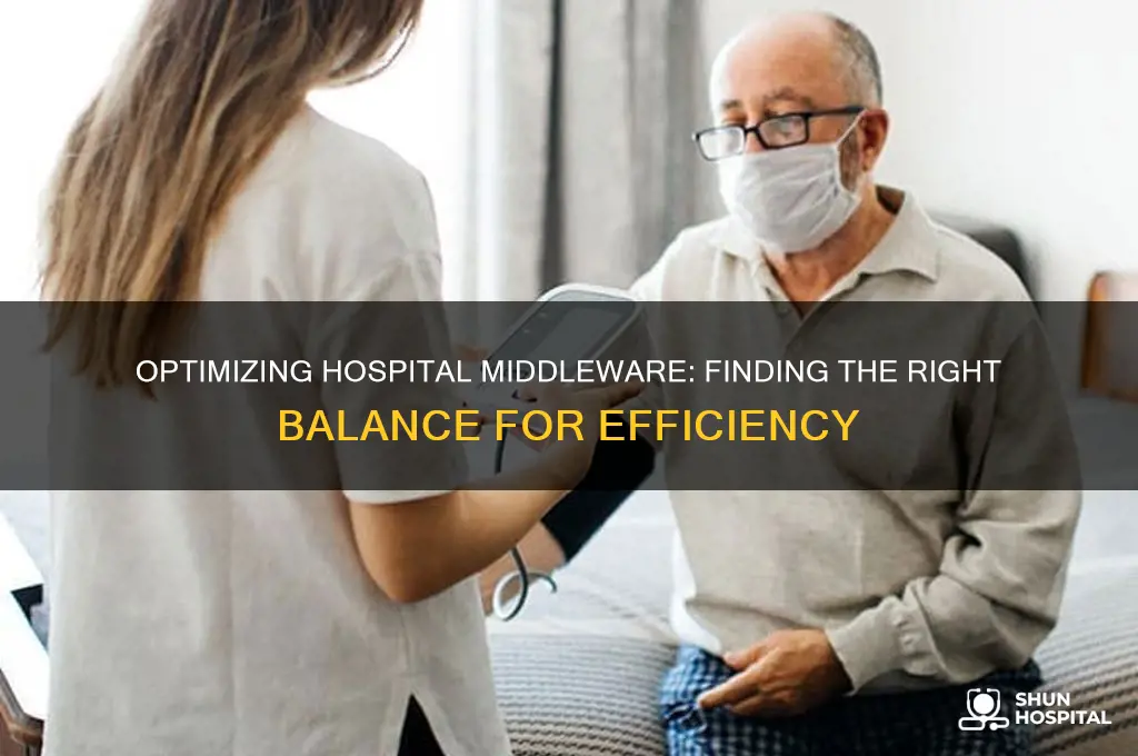how many middleware solutions does one need in hospital