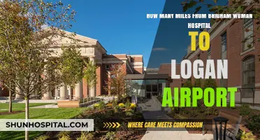 Distance from Brigham and Women's Hospital to Logan Airport