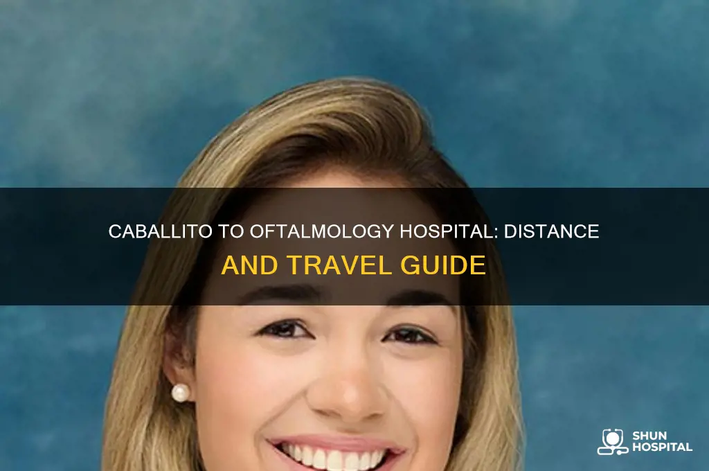 how many miles from caballito buenos aires to oftalmology hospital