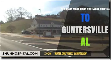 Huntsville Hospital to Guntersville AL: Distance and Travel Guide