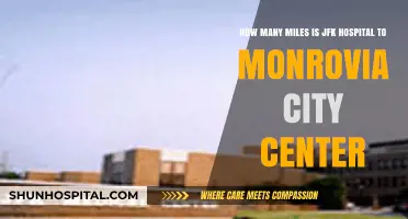 JFK Hospital to Monrovia City Center: Distance and Travel Guide
