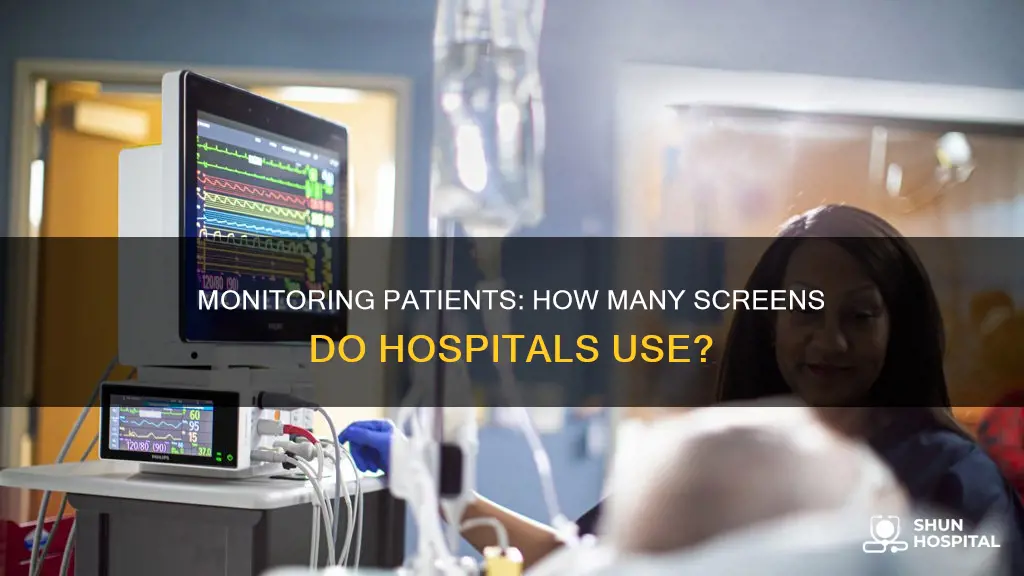 how many monitors in a hospital room