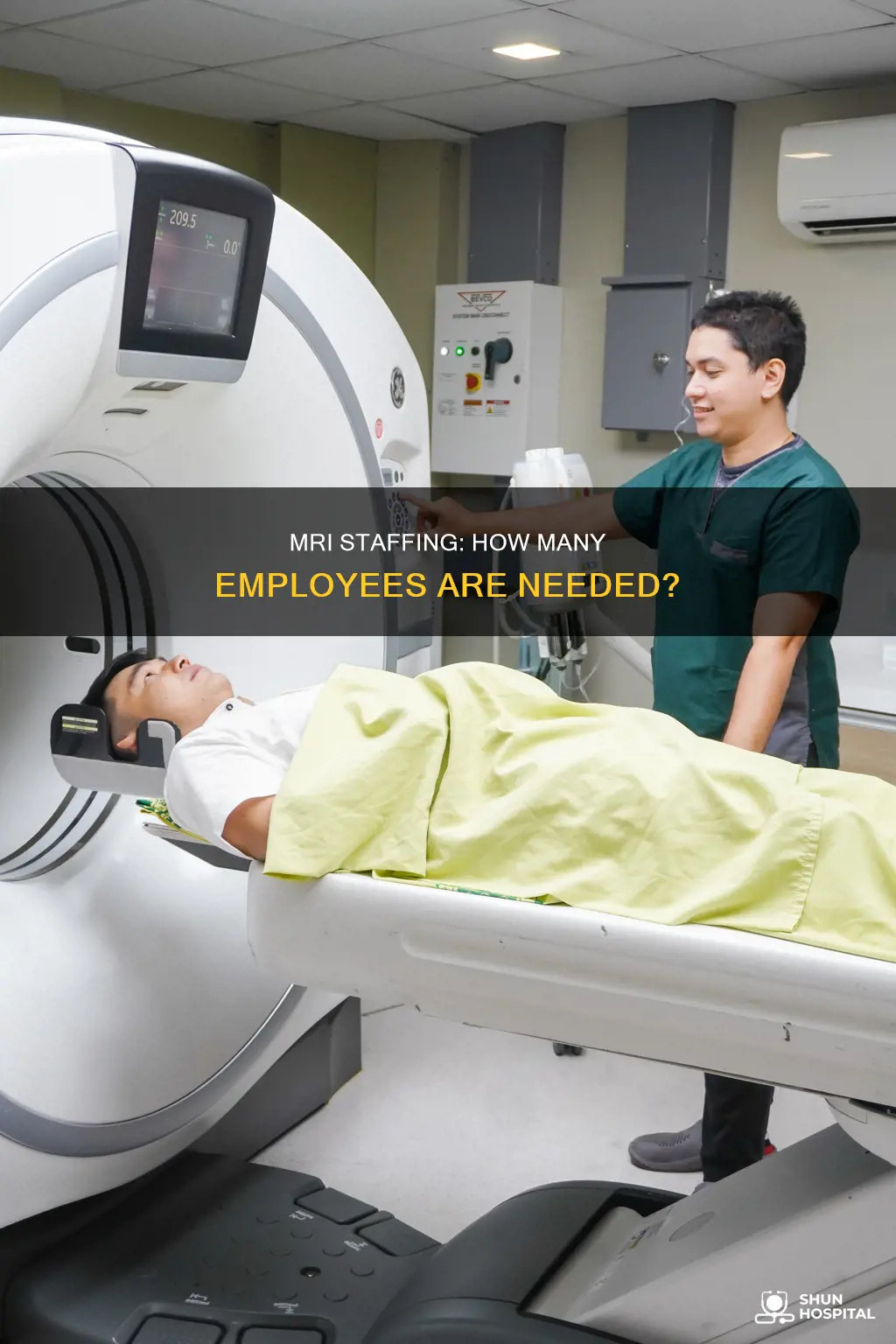 how many mri employees in a hospital