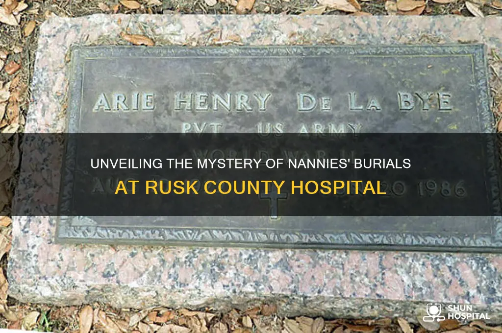 how many nannies where bone at rusk county hospital