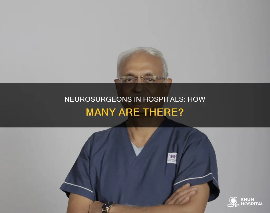 how many neurosurgeons are in a hospital