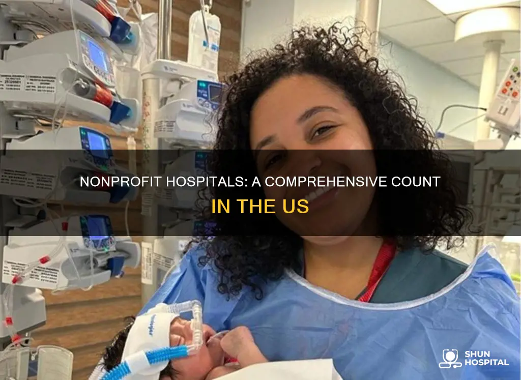 how many nonprofit hospitals in the us