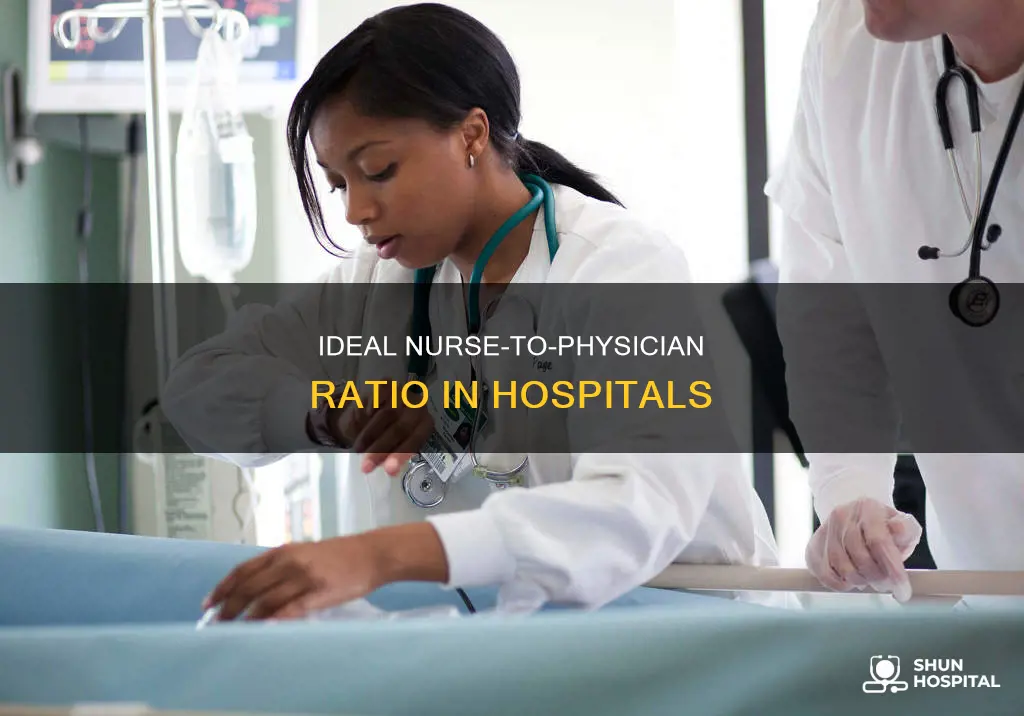 how many nurses per physician in hospital