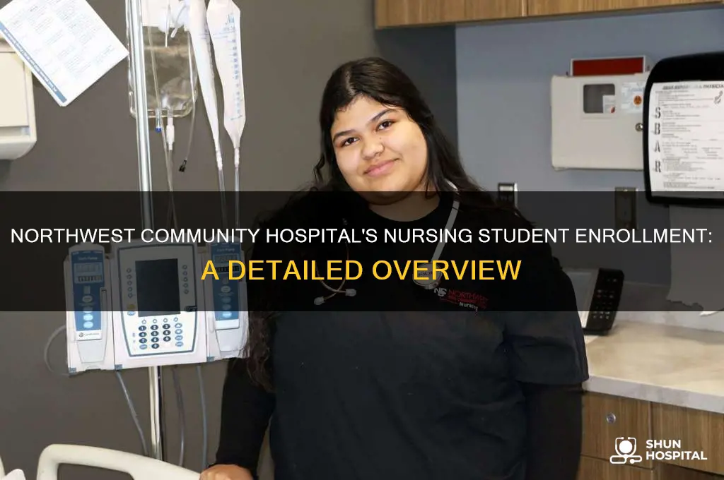 how many nursing students did northwest community hospital have