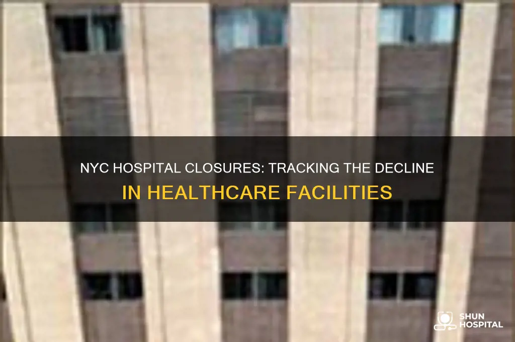 how many nyc hospitals closed