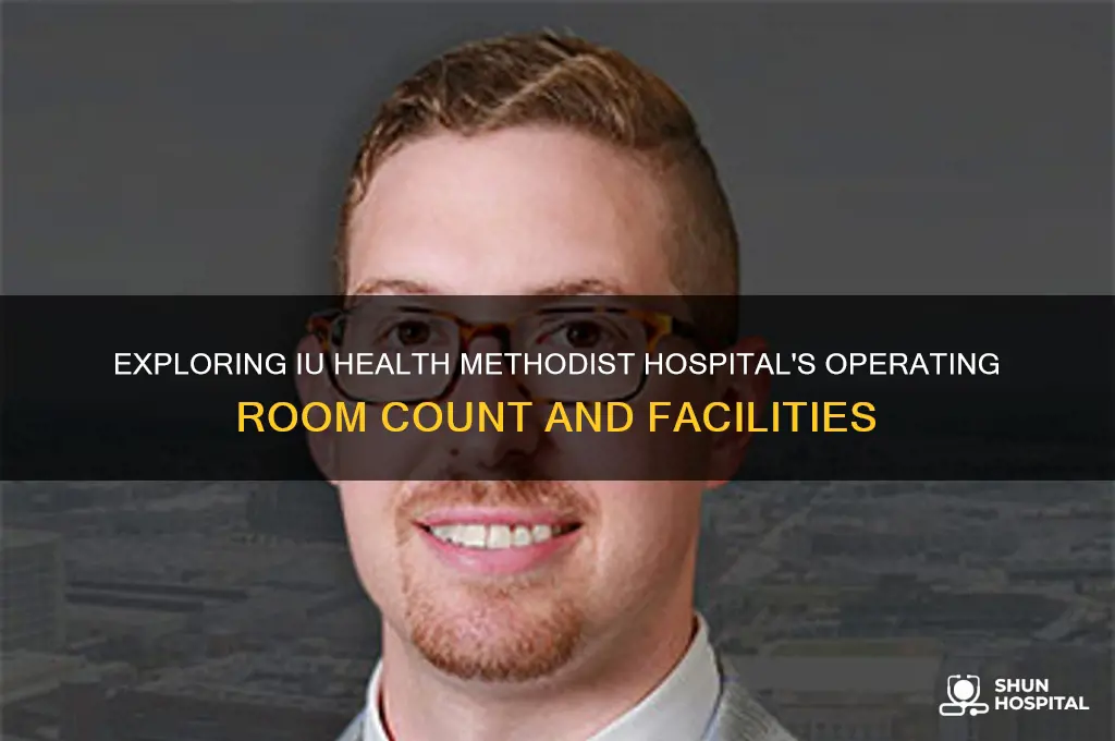 how many operating rooms at iu health methodist hospital