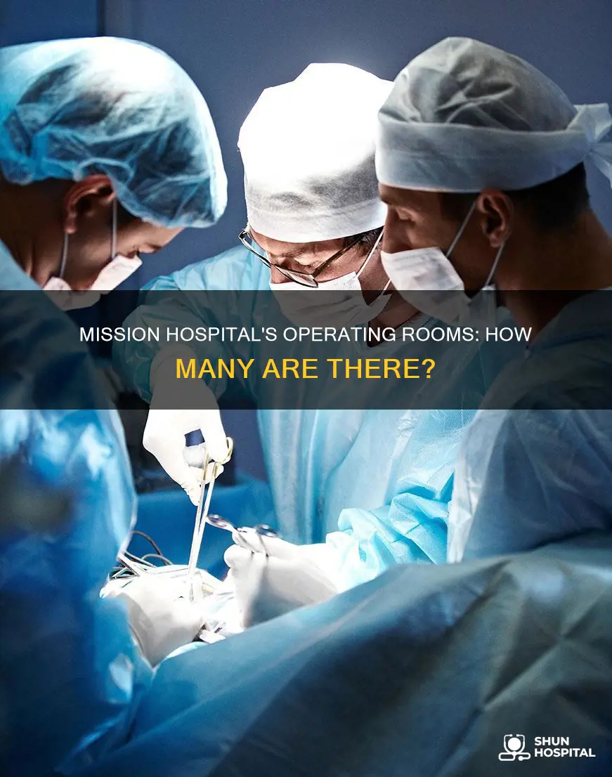 how many operating rooms at mission hospital