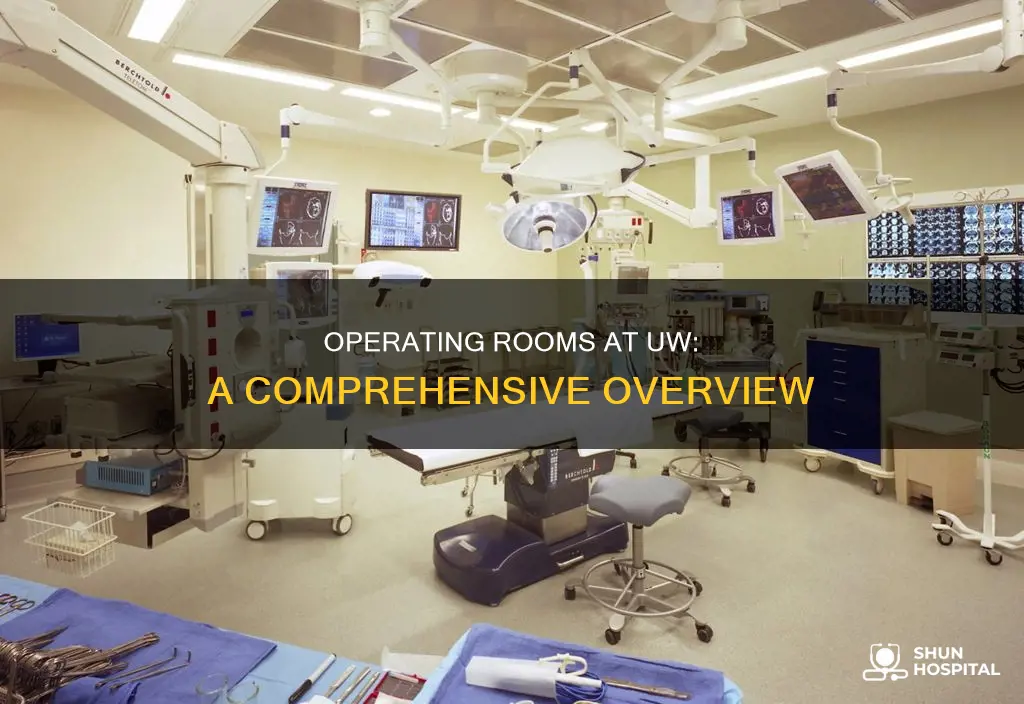 how many operating rooms at uw hospital
