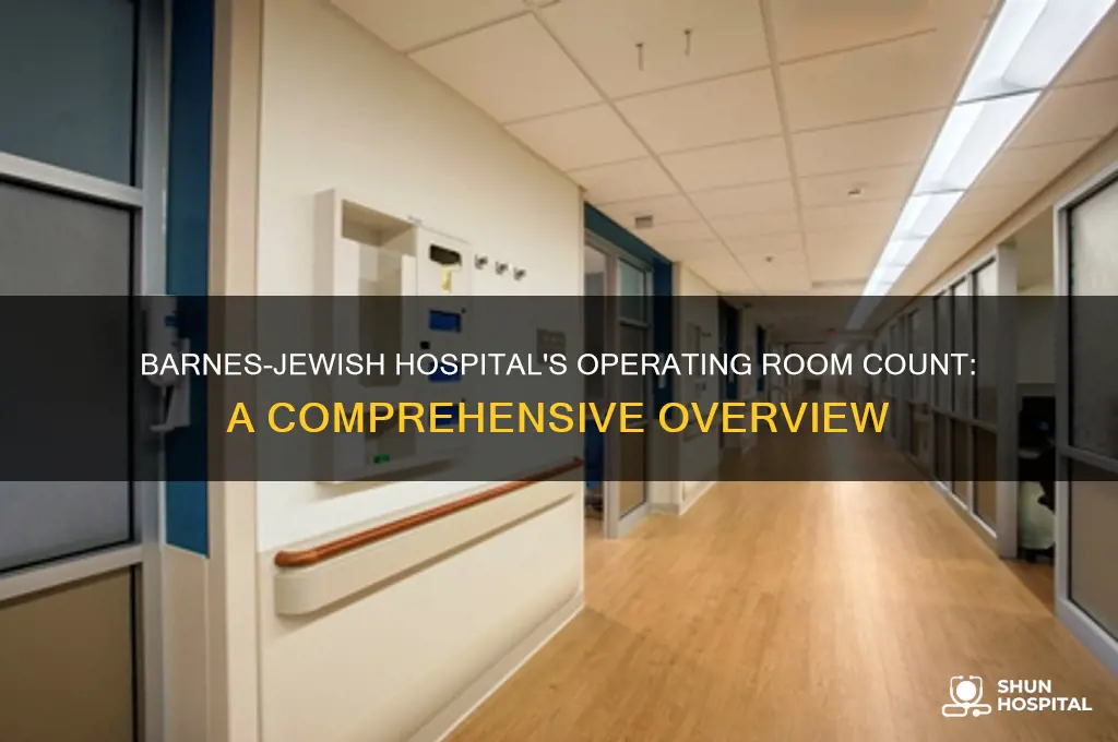 how many operating rooms does barnes jewish hospital have