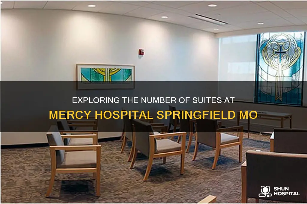 how many or suites at mercy hospital springfield mo