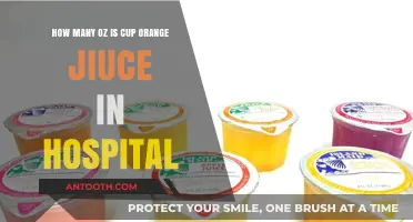 Hospital Orange Juice Serving Size: Understanding Cup to Oz Conversion