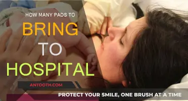 Hospital Stay: Pads, How Many?