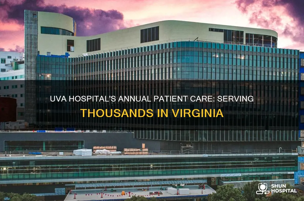 how many patietns does uva hospital serve each year