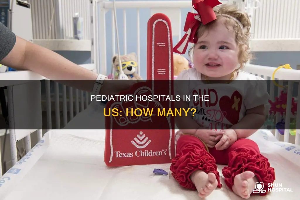 how many pediatric hospitals in the us