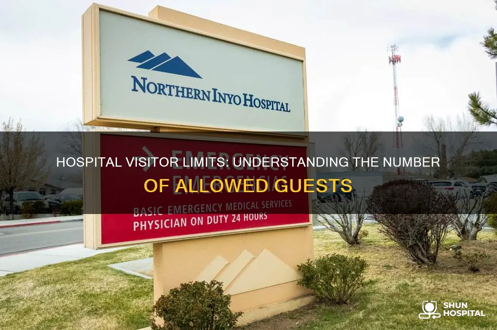 how many people are allowed to visit in the hospital