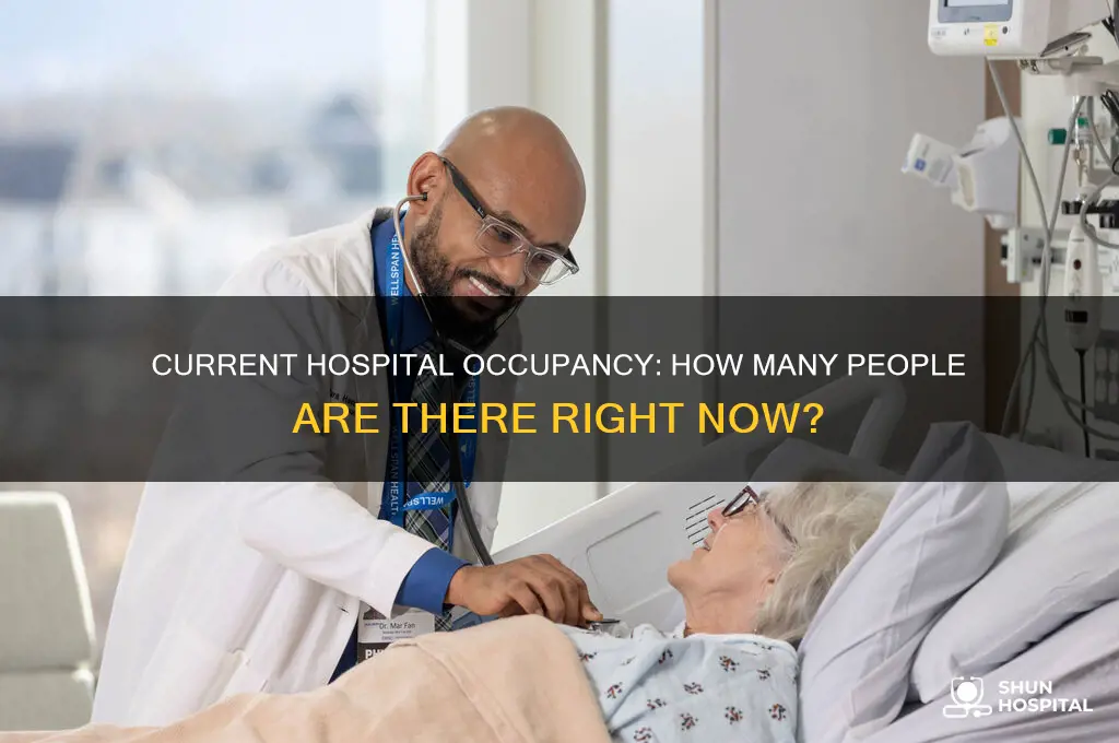 how many people are at a hospital right npw