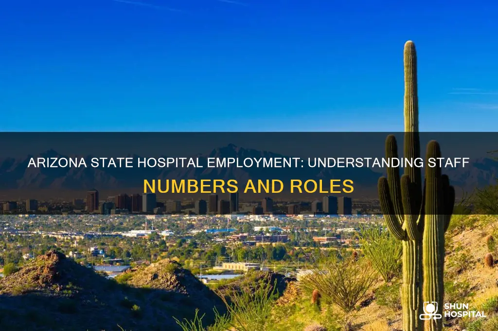 how many people are employed at arizona state hospital