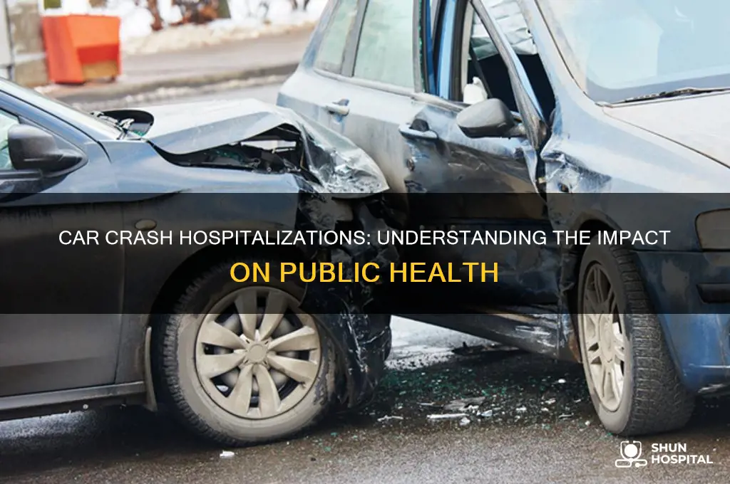 how many people are hospitalized due to car crashes