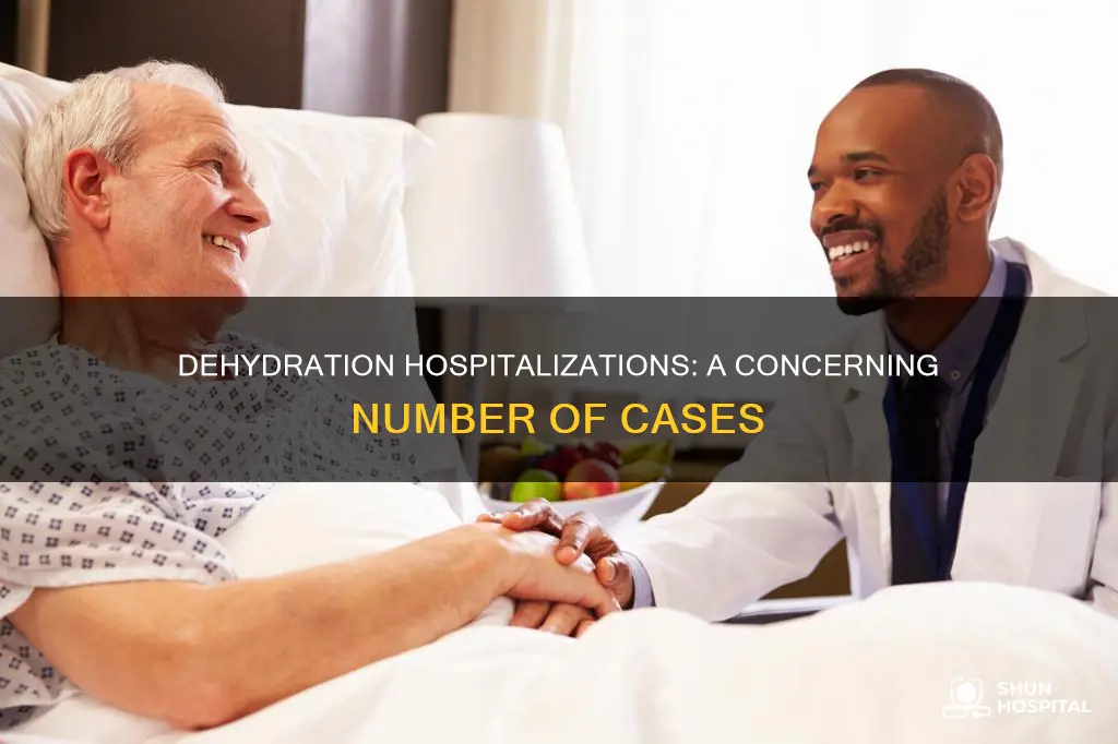 how many people are hospitalized for dehydration