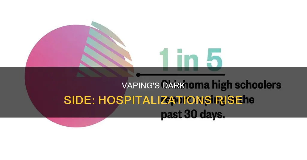 how many people are hospitalized from vaping