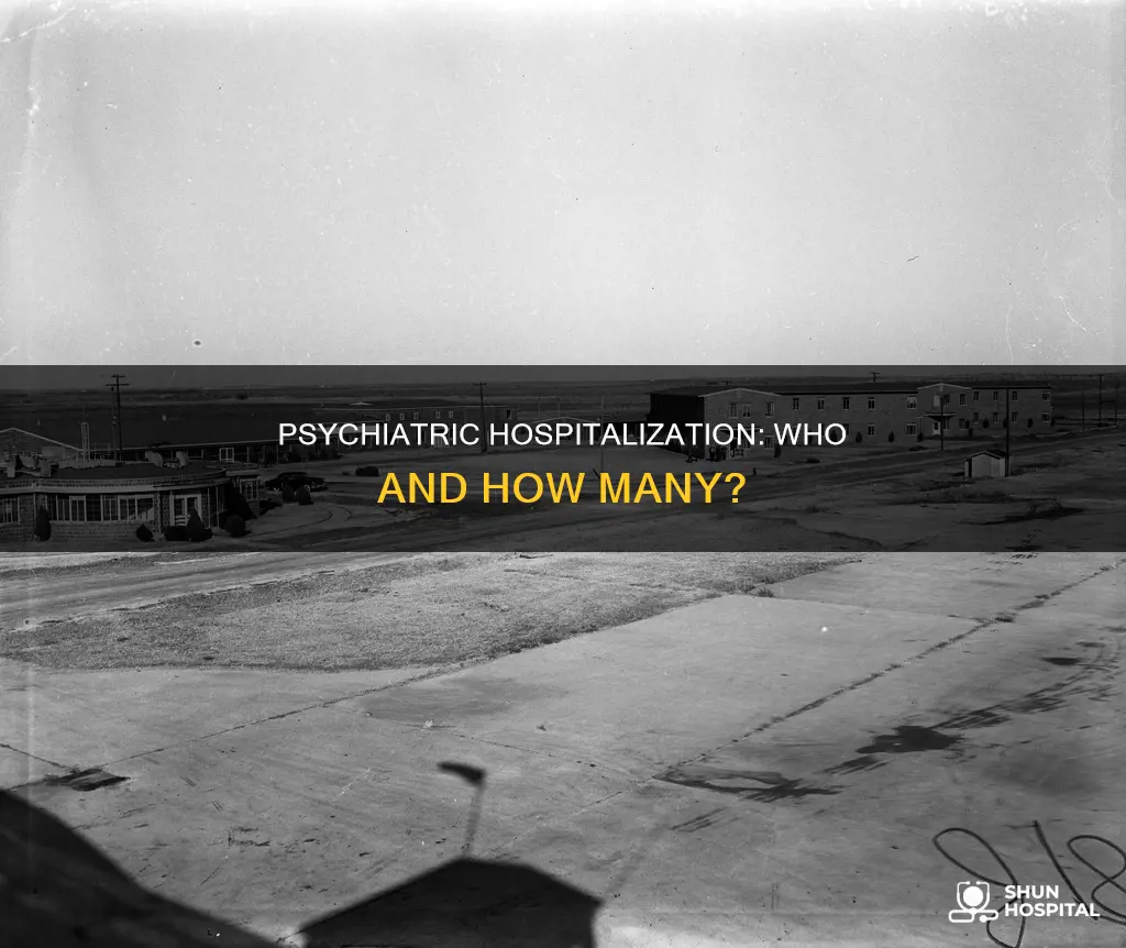 how many people are in psychiatric hospitals