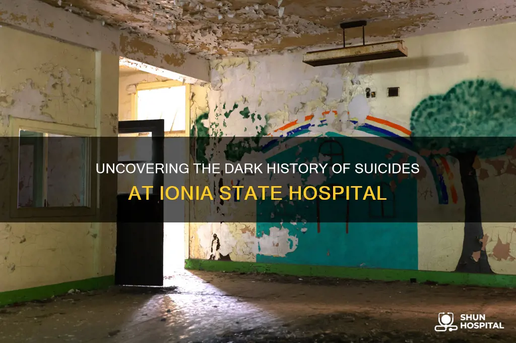 how many people committed suicide at ionia state hospital