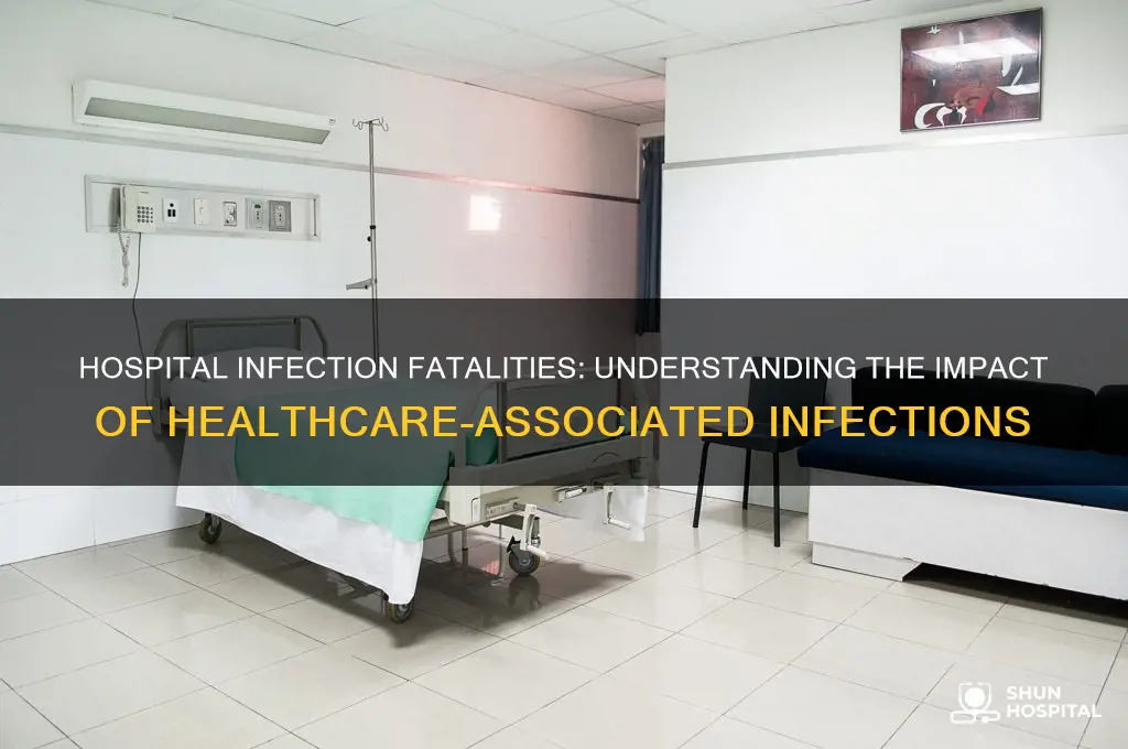 how many people did in hospitals due to infection