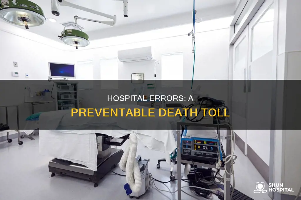 how many people die from hospital accidents