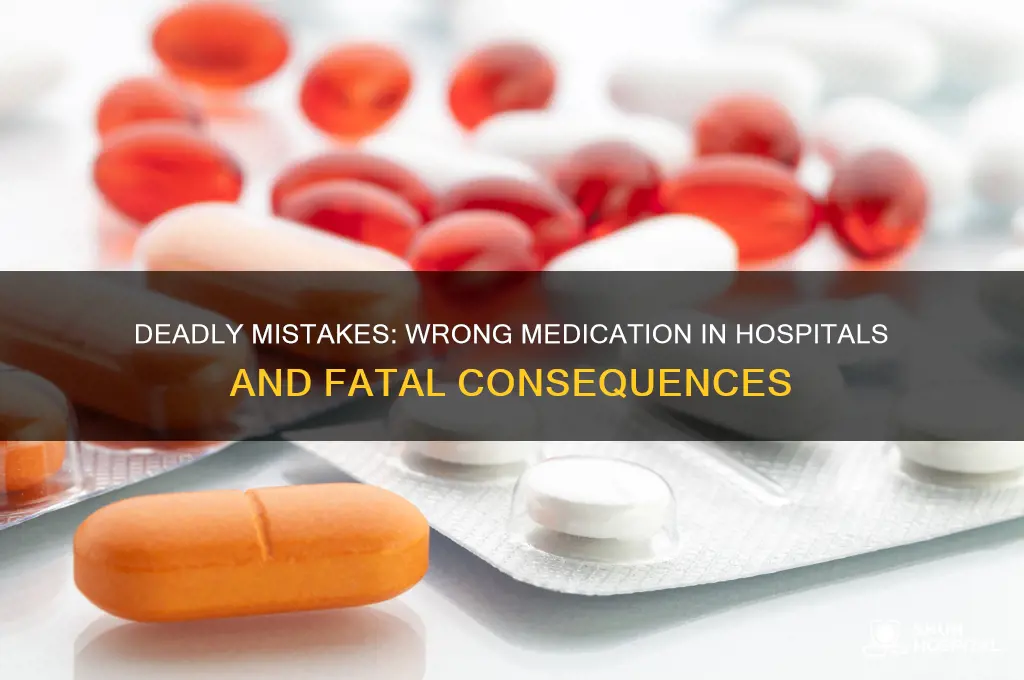 how many people die from hospitals administering the wrong medicine