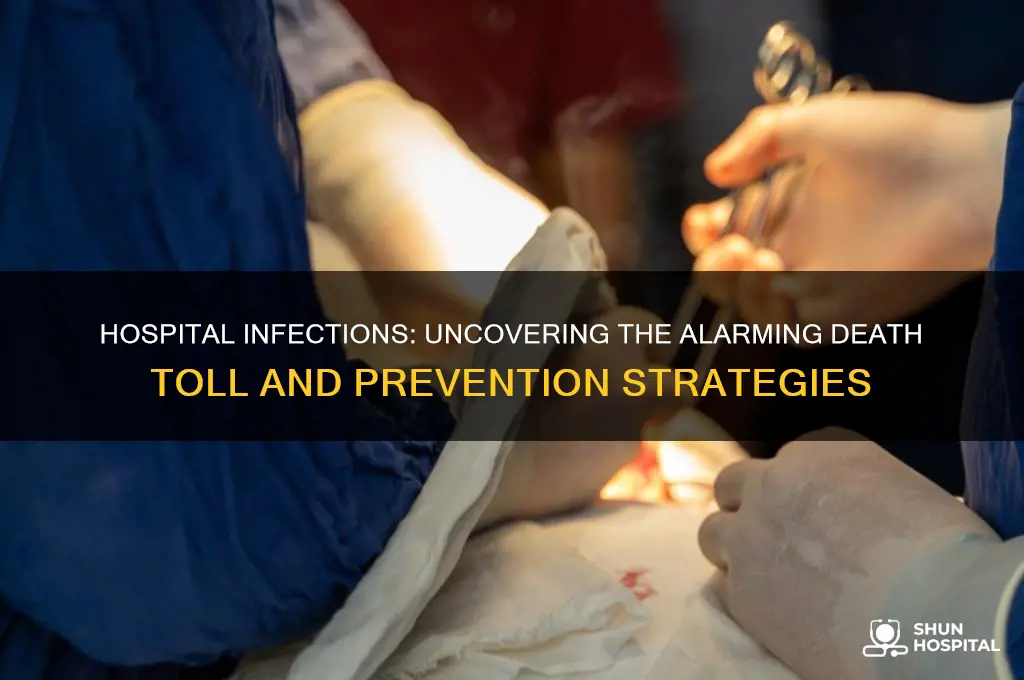 how many people die from infection at the hospital