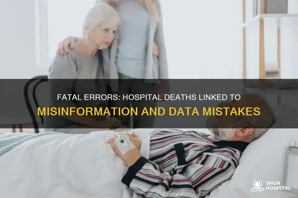 how many people die in hospitals from wrong information