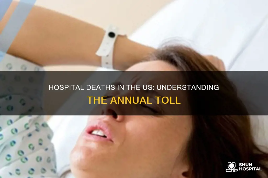 how many people die in hospitals in the us