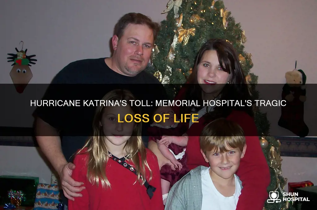 how many people died at memorial hospital during hurricane katrina