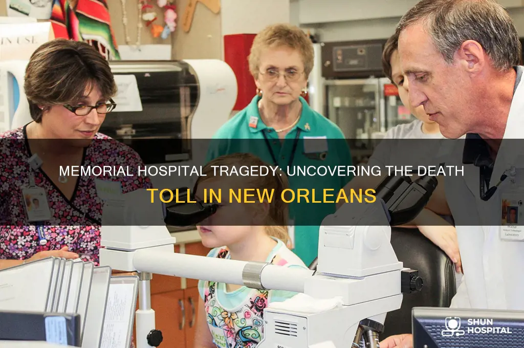 how many people died at memorial hospital in new orleans