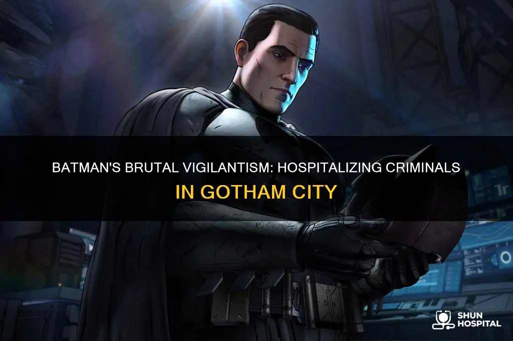 how many people has batman put in the hospital