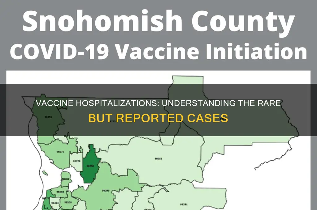 how many people have been hospitalized from the vaccine