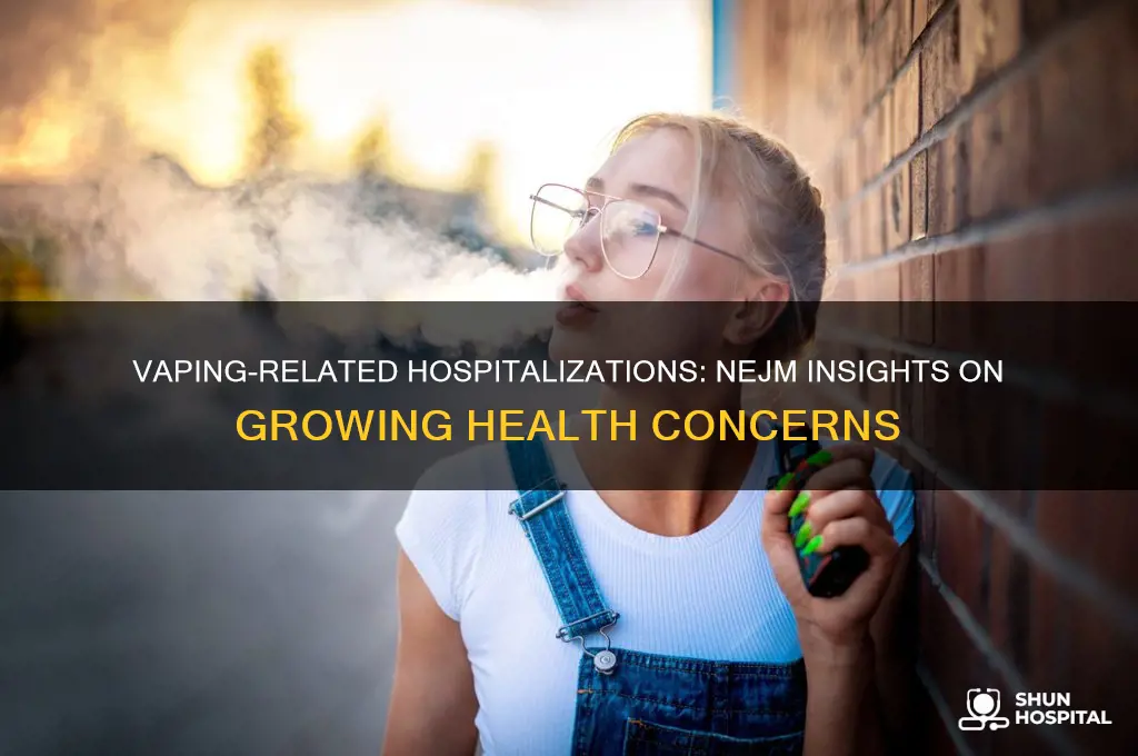 how many people have been hospitalized from vaping nejm