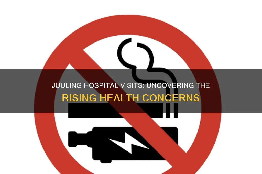 how many people have been to the hospital from juuling