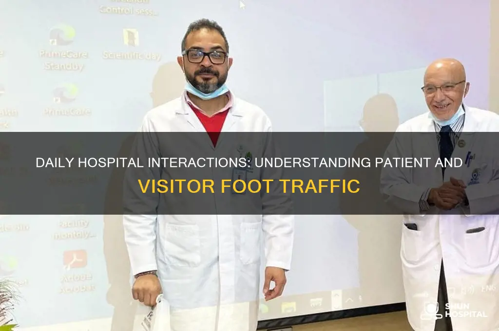 how many people interact with hospitals on the daily